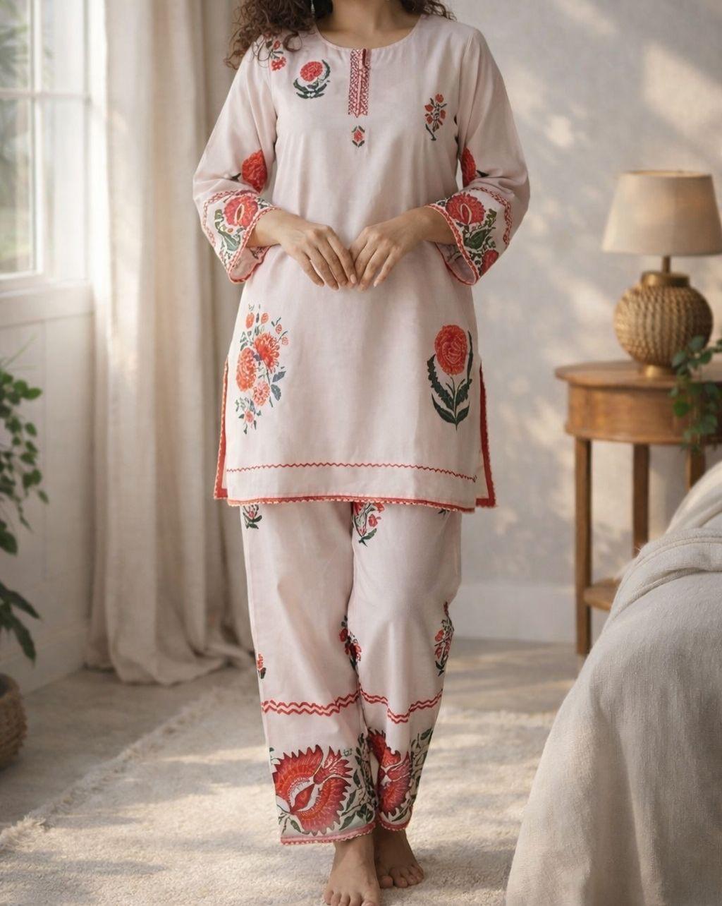Rosé Bloom Co-Ord Set