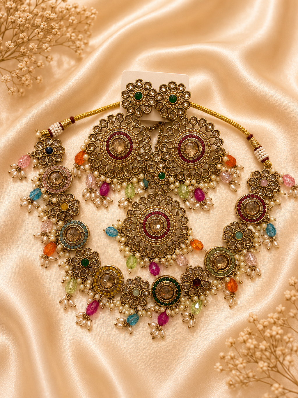 Carnival Bloom Statement Necklace