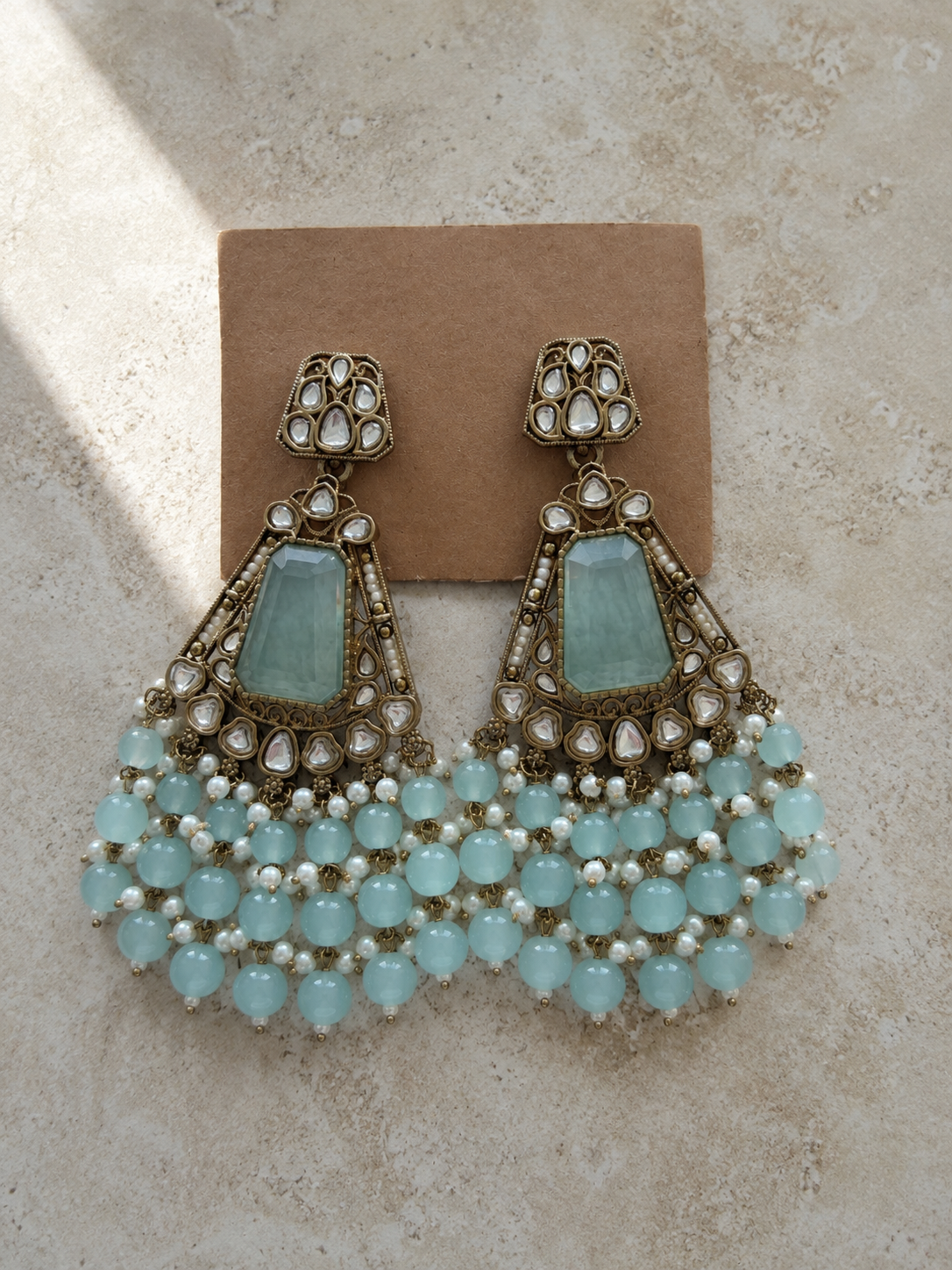 Kundan pearl chandballi