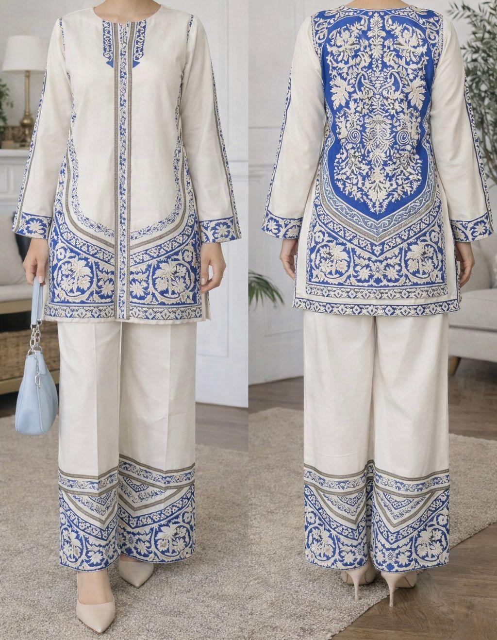 Azure Elegance Co-ord set