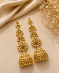Gold plated jhumki