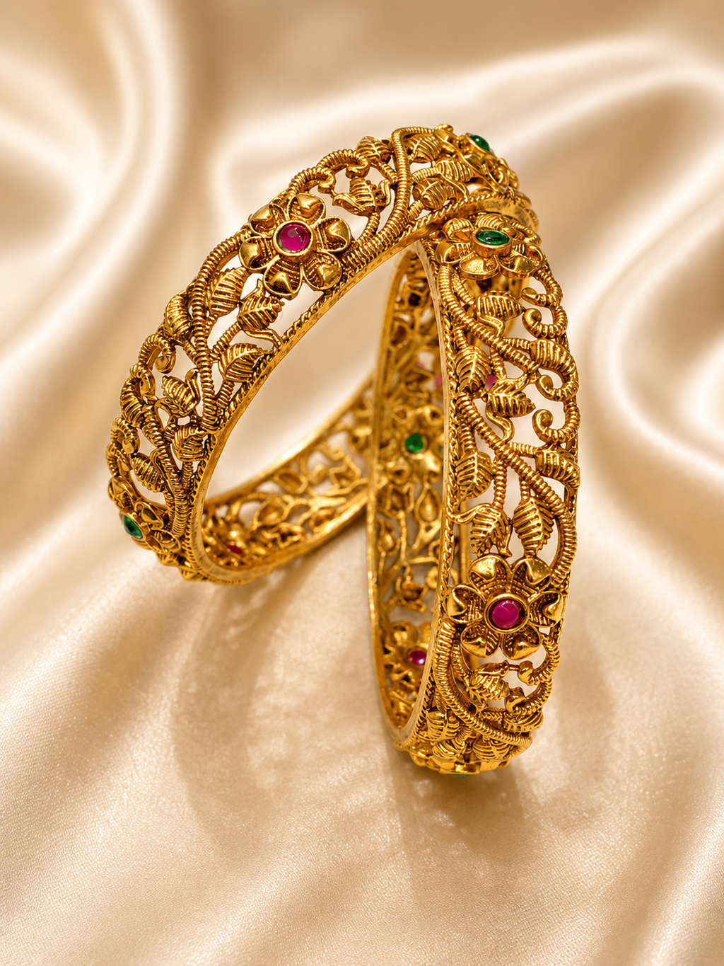 Rich gold-tone finish with premium detailing