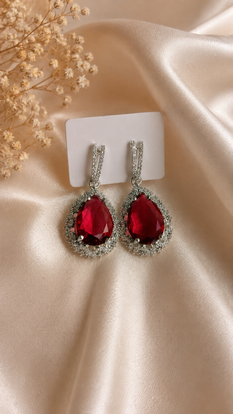 Ruby Twilight Earrings