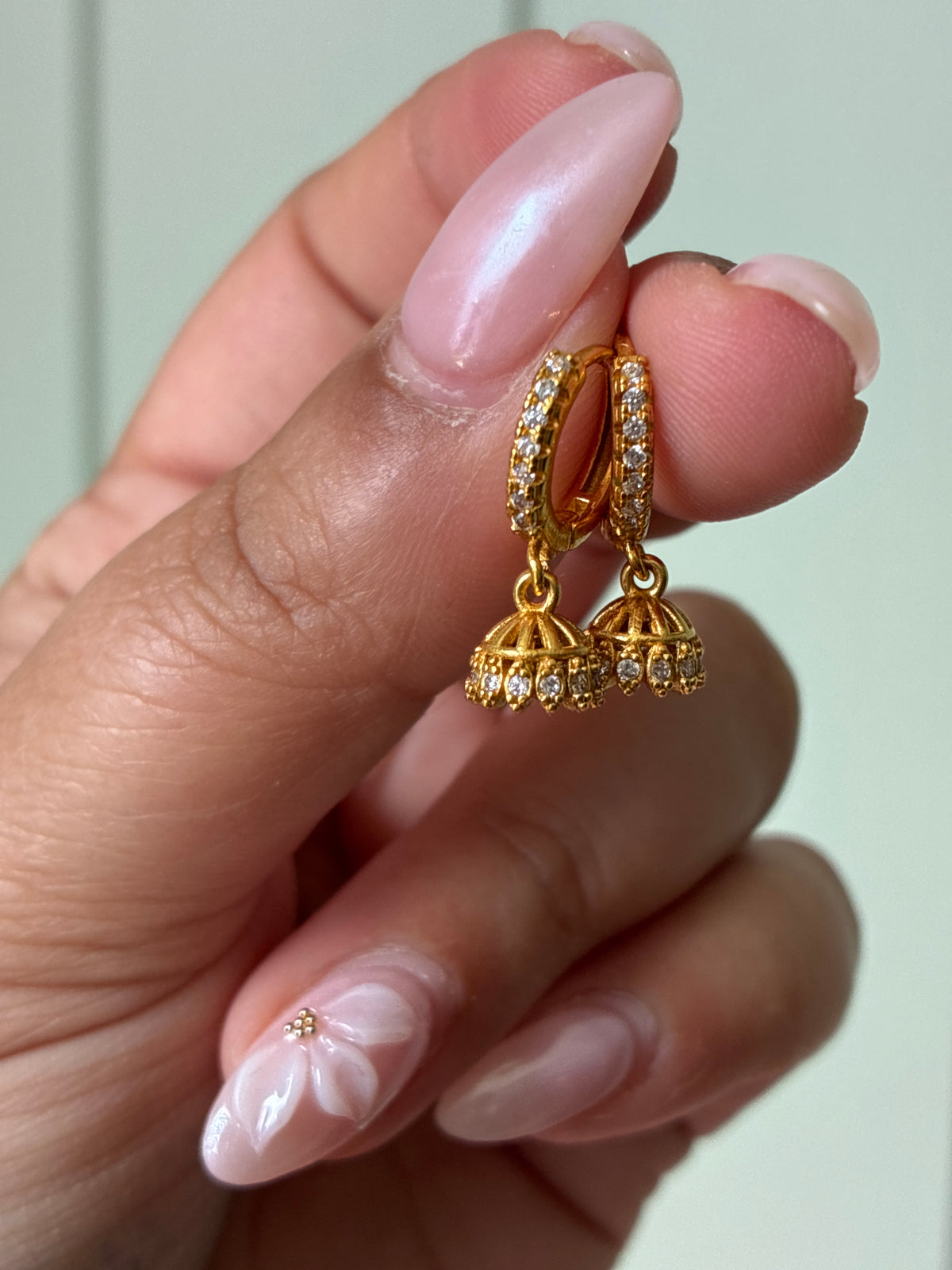 Noori Stone Studded Micro Huggies