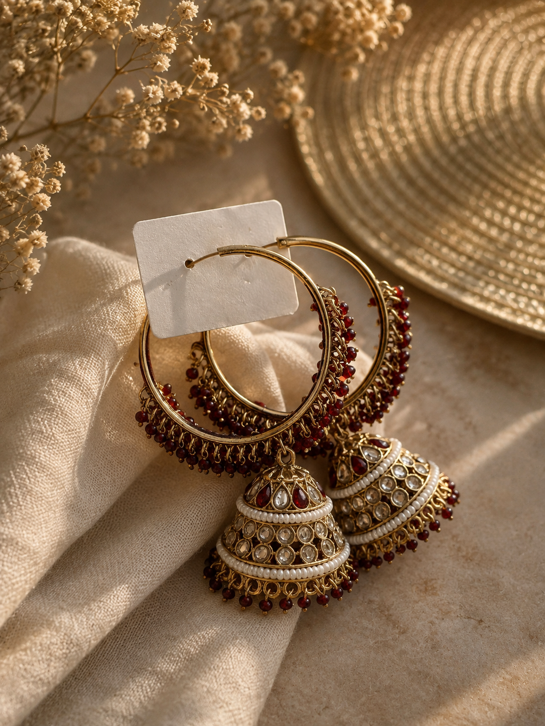 Meher Jhumka Hoops