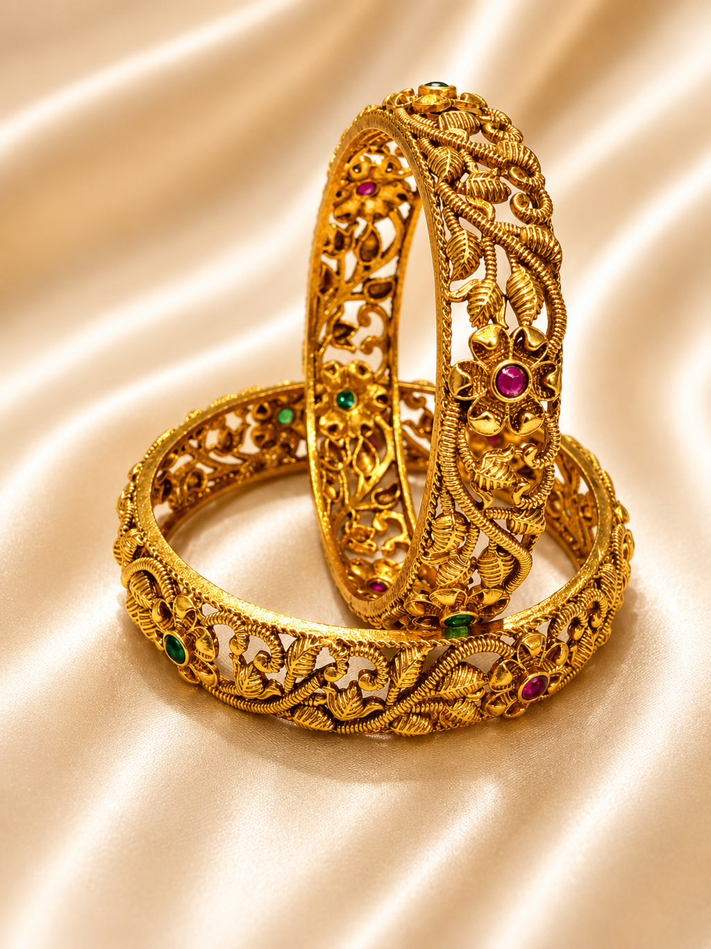 Rich gold-tone finish with premium detailing