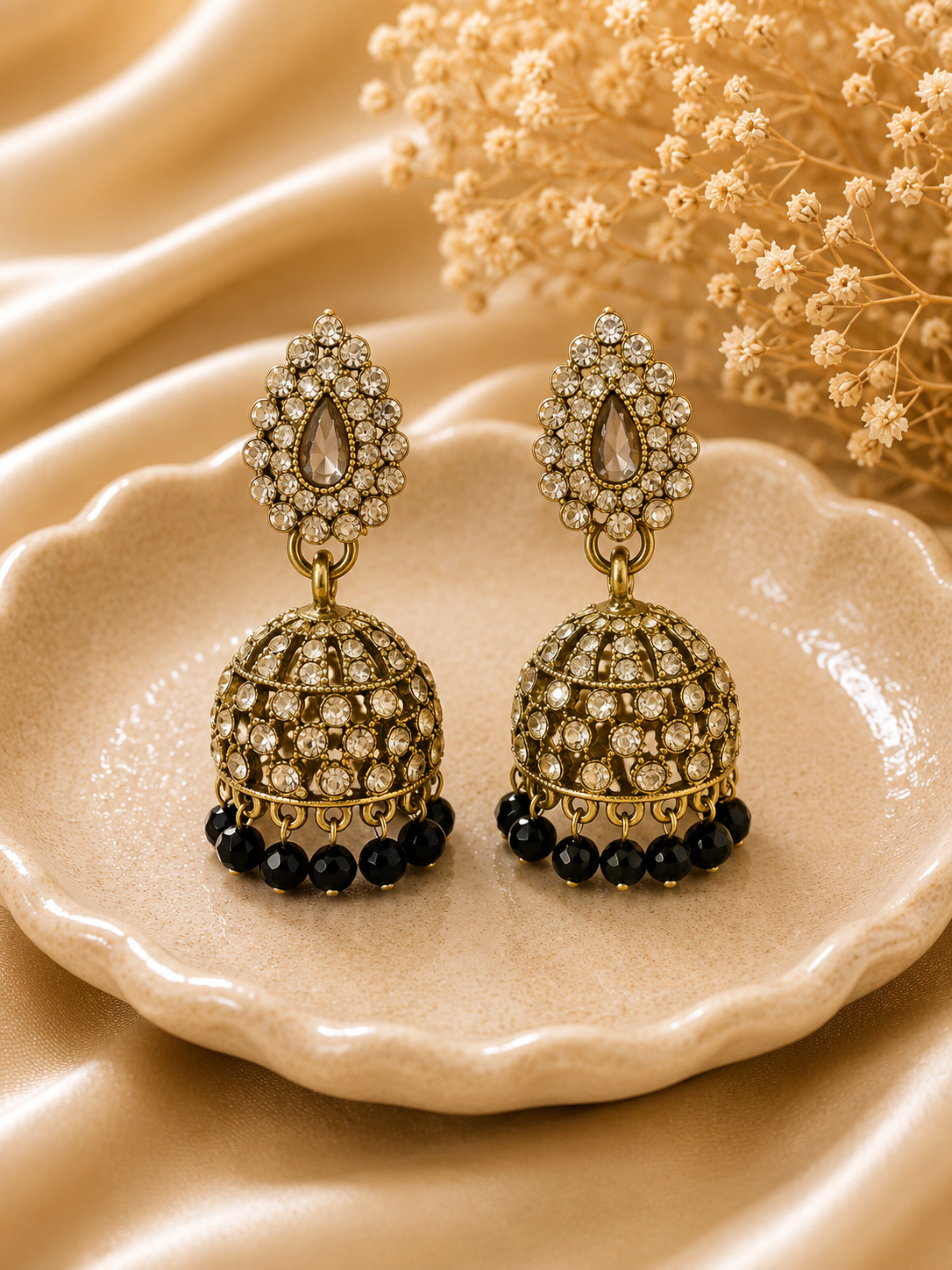 Pearl Jhumkas