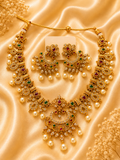Maharani Pearl & Stone Necklace Set