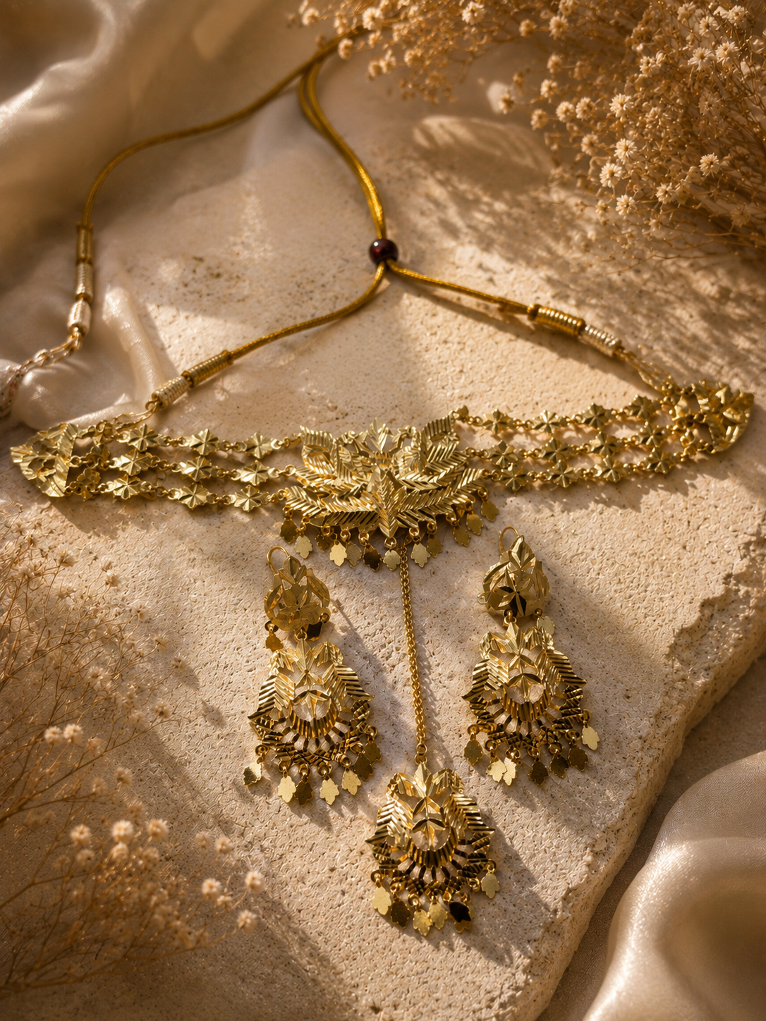 Sunehri choker necklace