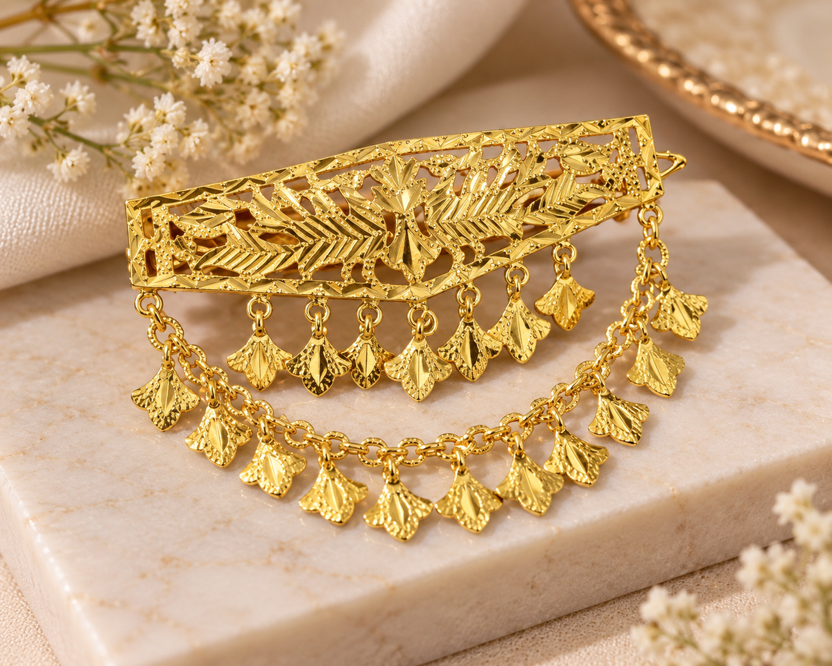 Jhumar hair clips