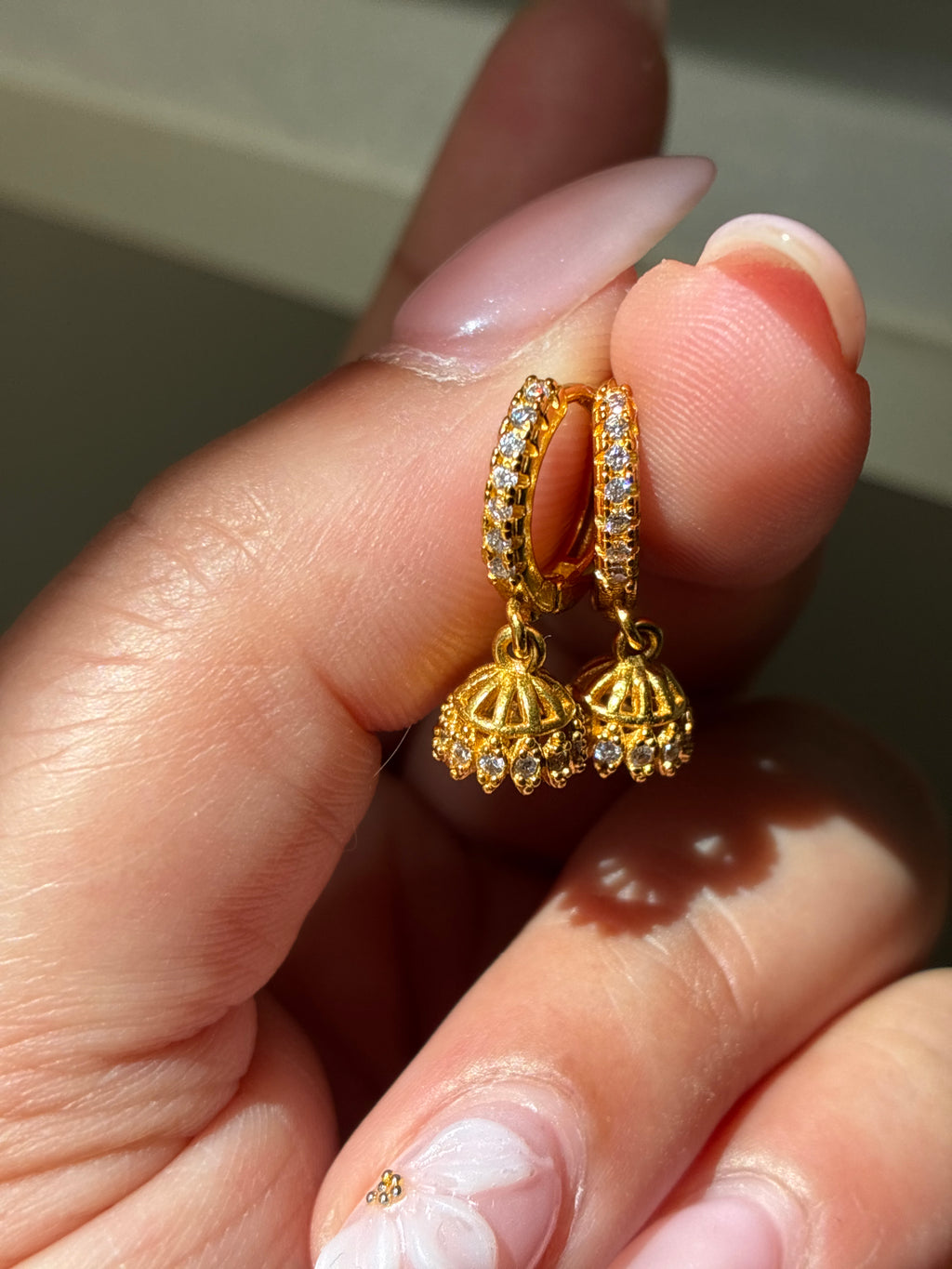 Noori Stone Studded Micro Huggies