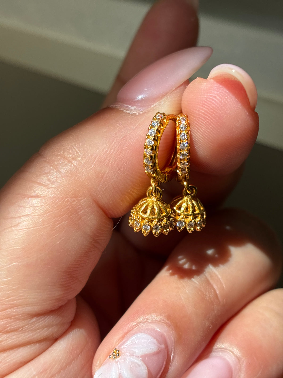 Noori Stone Studded Micro Huggies
