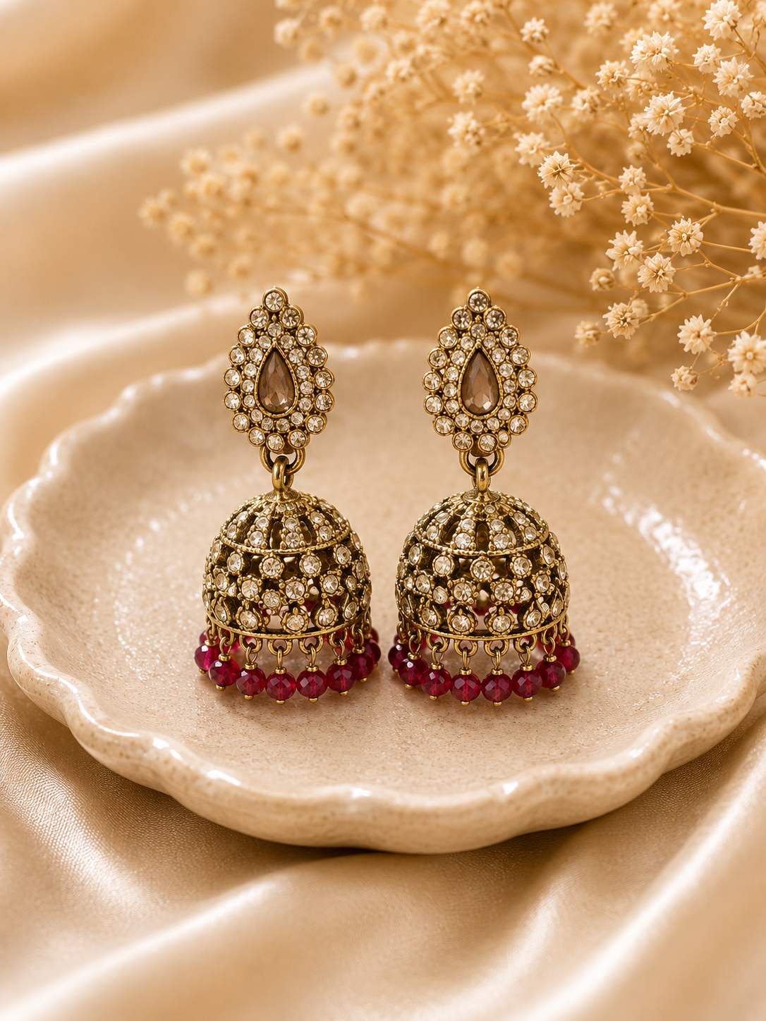 Pearl Jhumkas