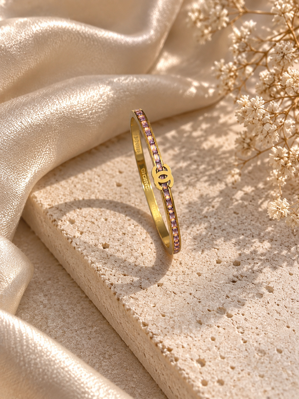 Crystal Logo Bangle