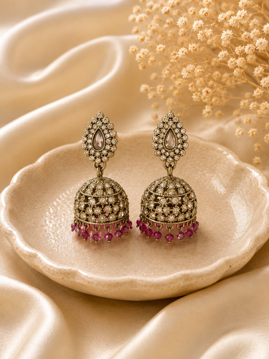 Pearl Jhumkas
