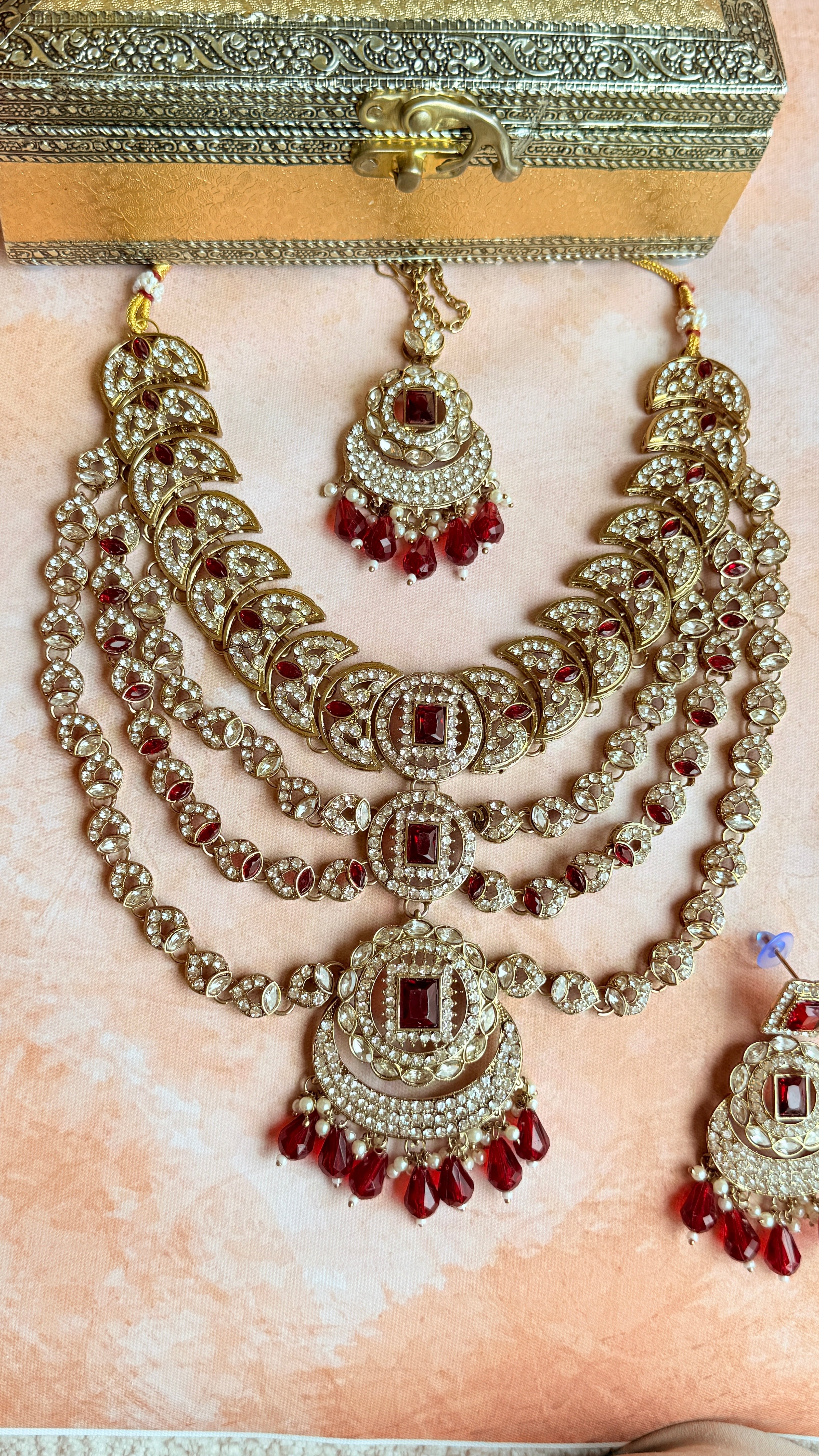 Shahi Ruby Polki Necklace