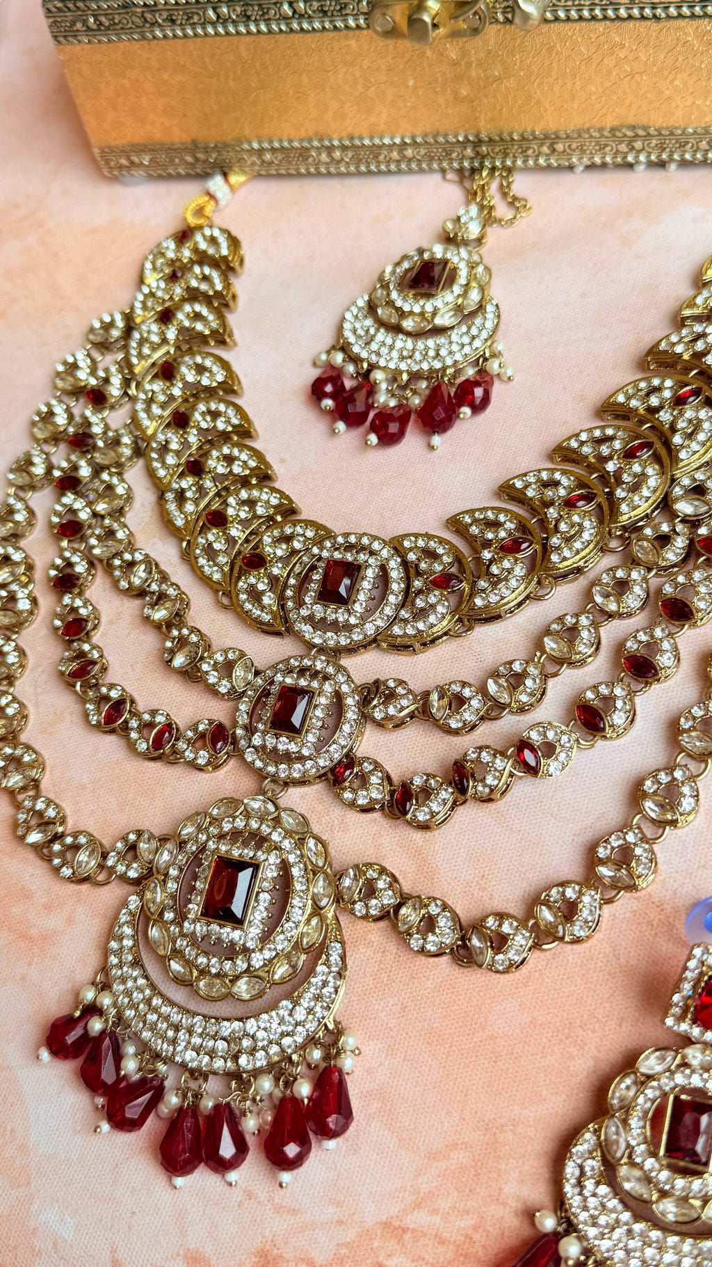 Shahi Ruby Polki Necklace