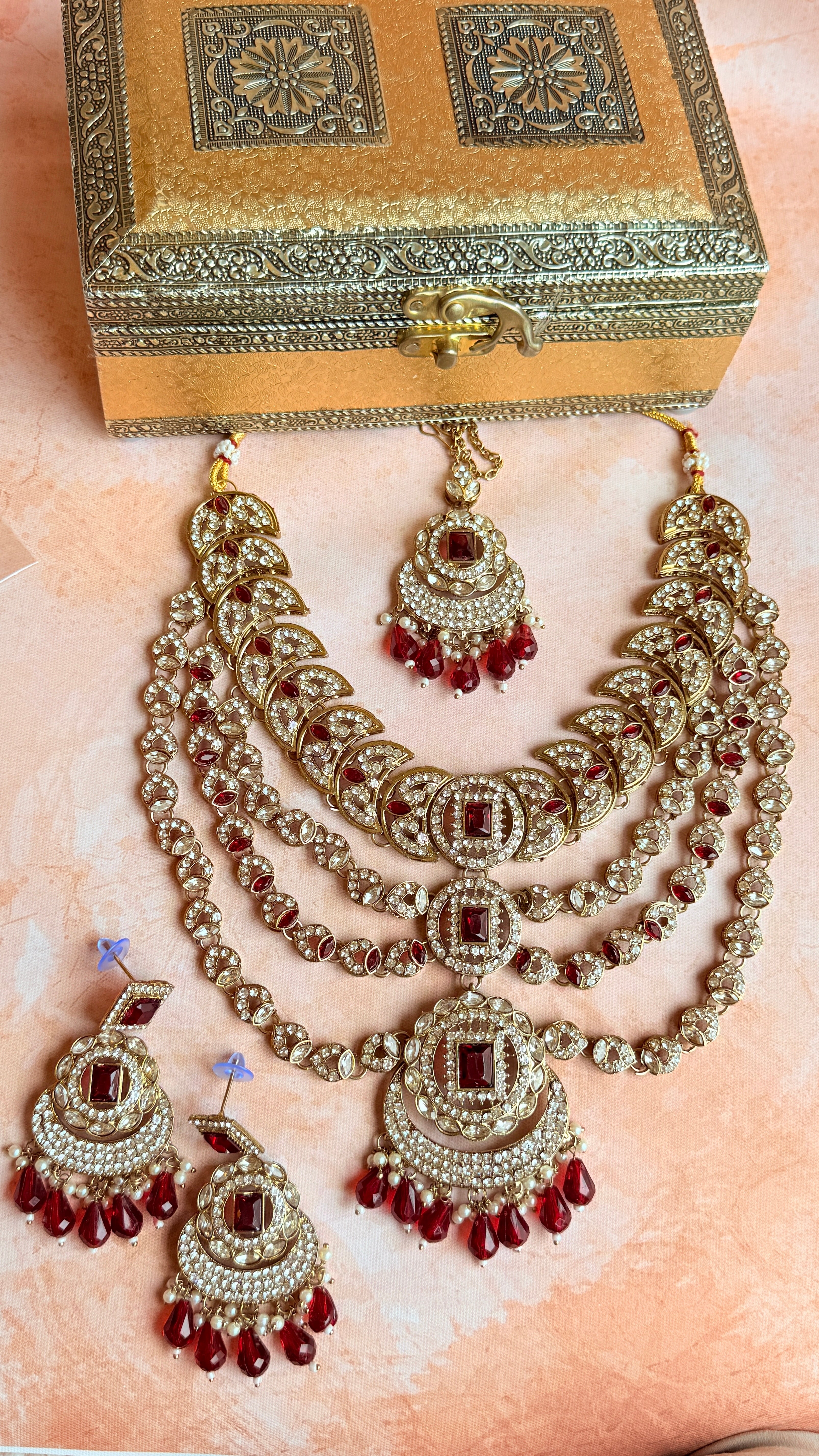 Shahi Ruby Polki Necklace
