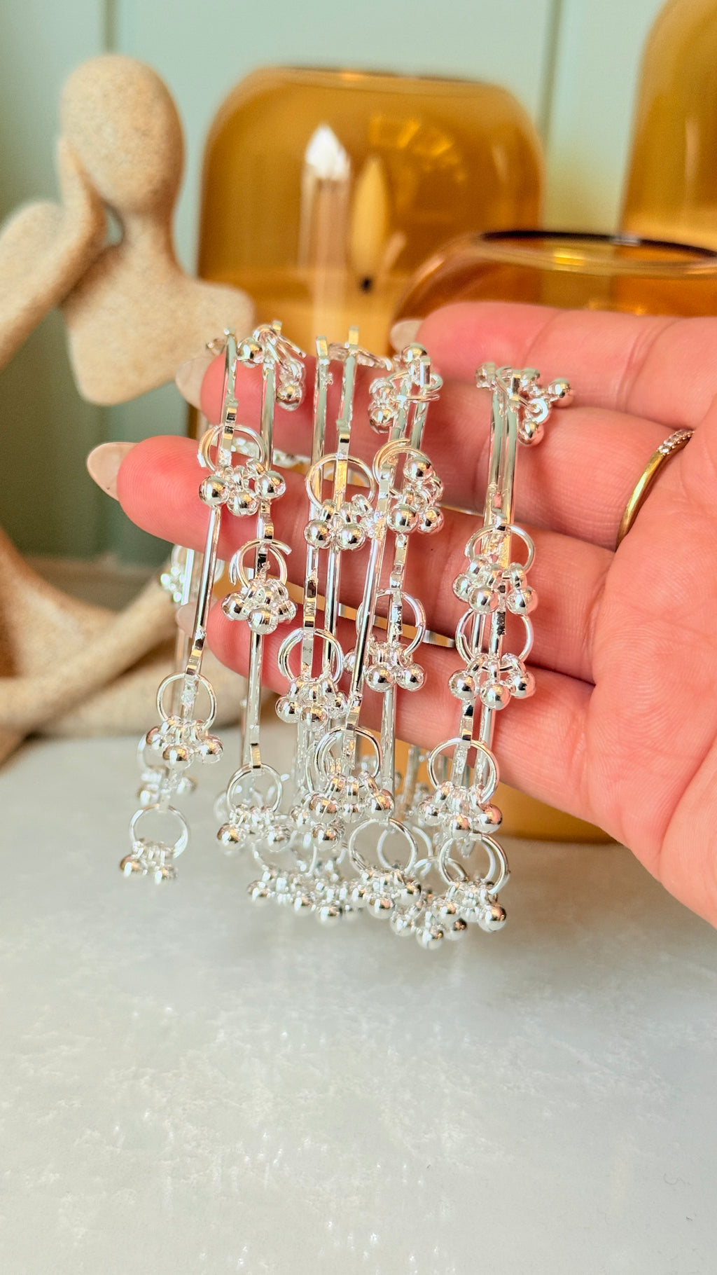 Silver Kashmiri bangles