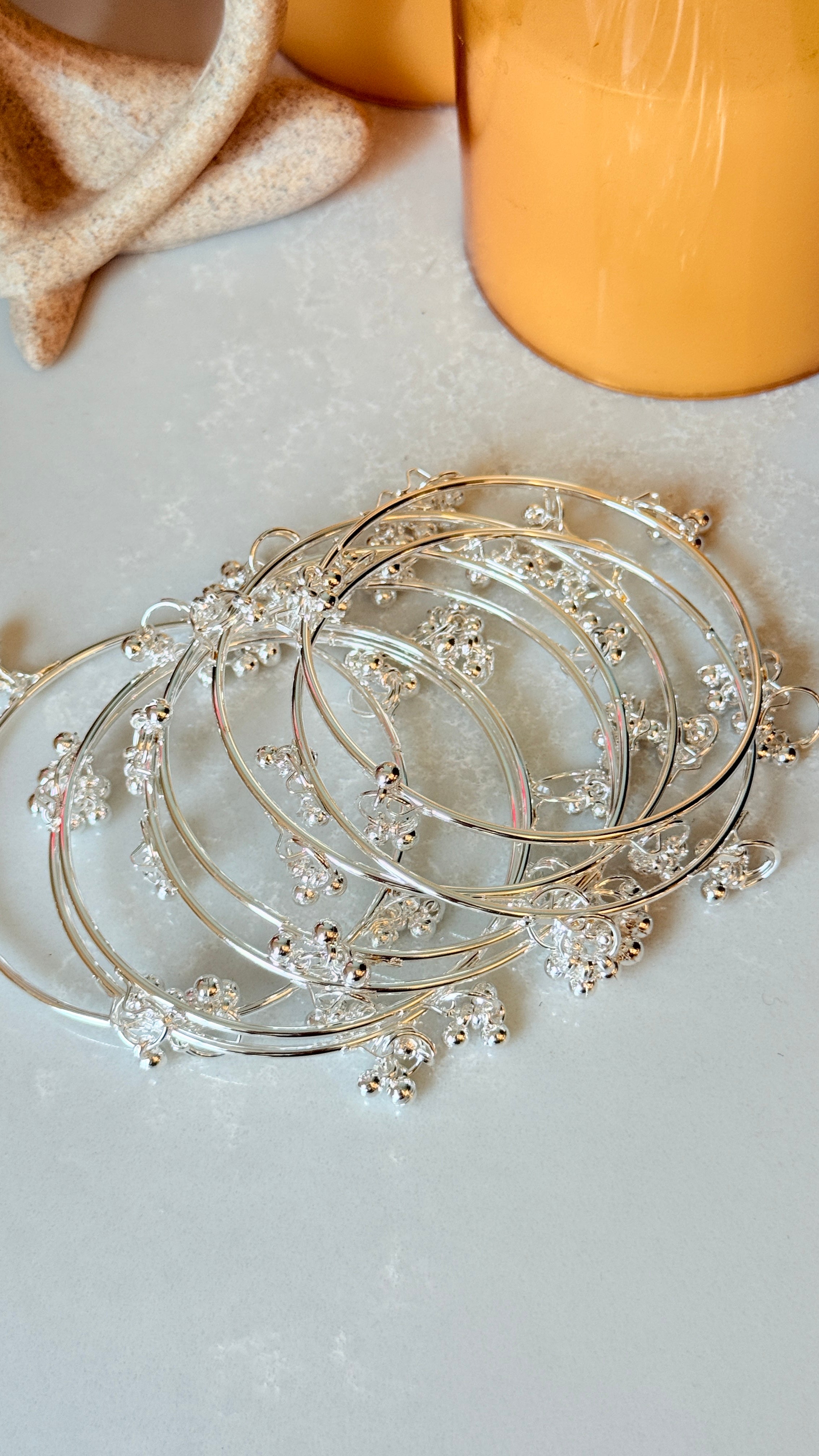 Silver Kashmiri bangles