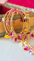Gulnaar Color Bead Bangles