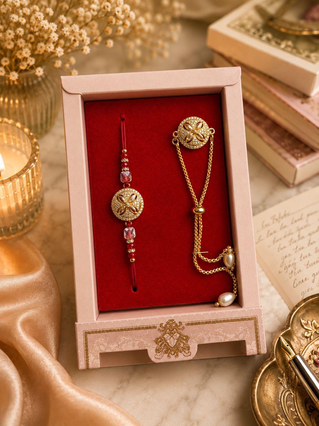 Combo Rakhi and Bracelet